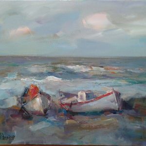 Angelina Nedin -Boats by the Sea