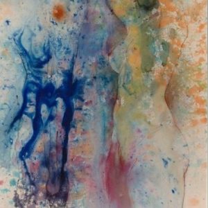 "Droplets of Sun" Rumqnka Bozhkova Nude Painting