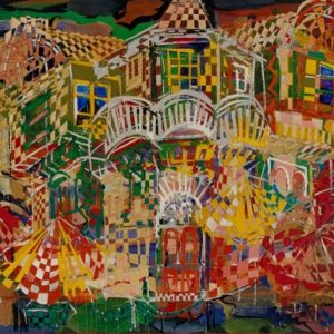 "Old House" Rumyanka Bozhkova Thematic Painting Landscape