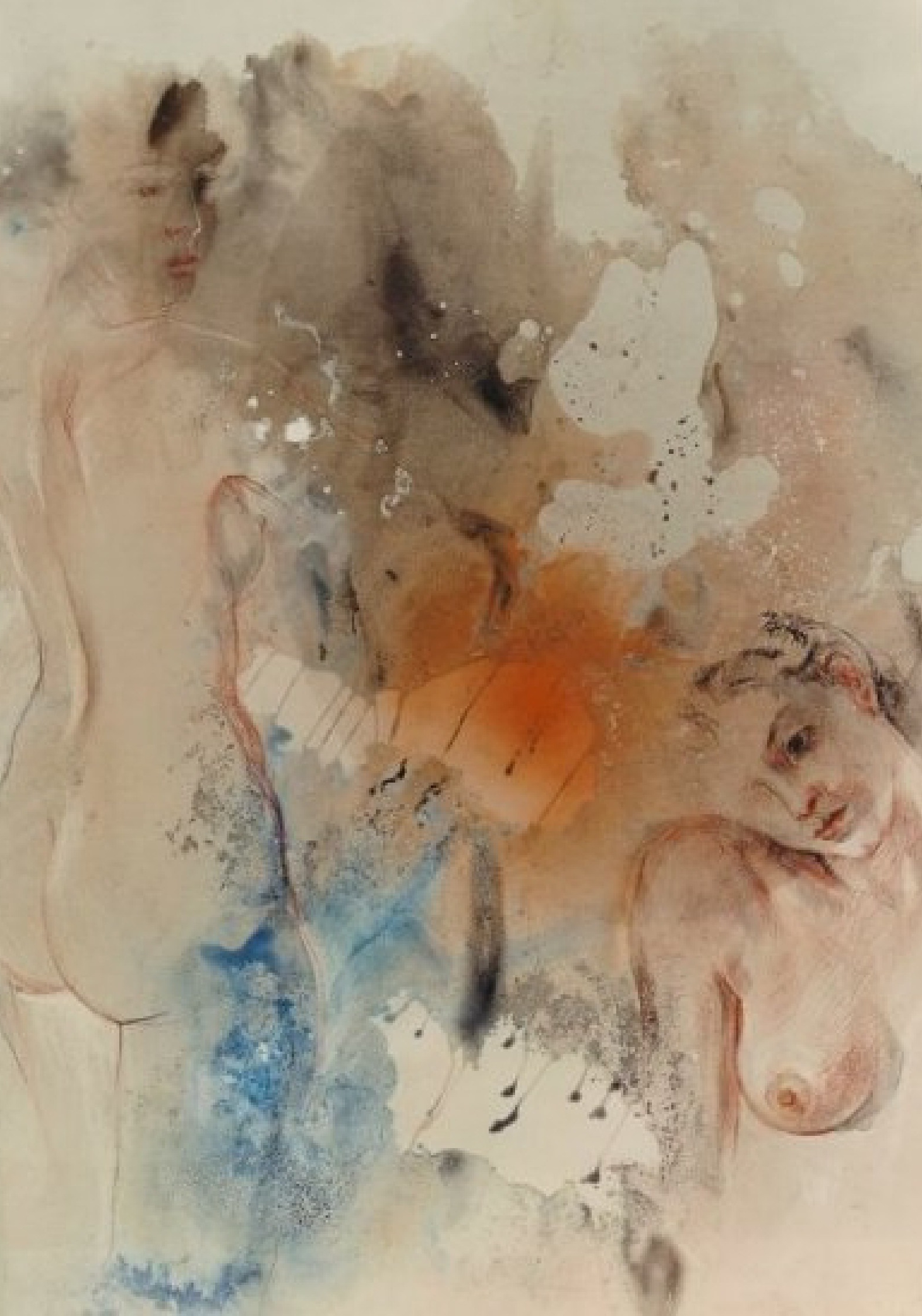 "Two" Rumyanka Bozhkova Nude Painting