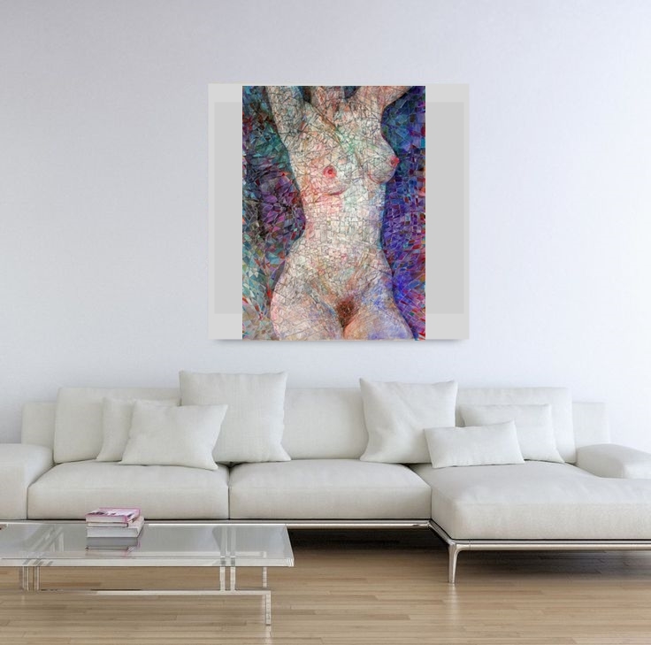 "Marble Body" Rumyanka Bozhkova Nude Painting