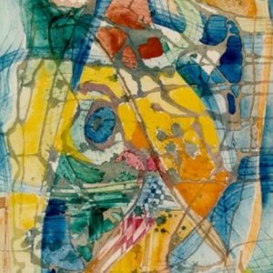 "Composition 2" Abstract Painting Rumyanka Bozhkova