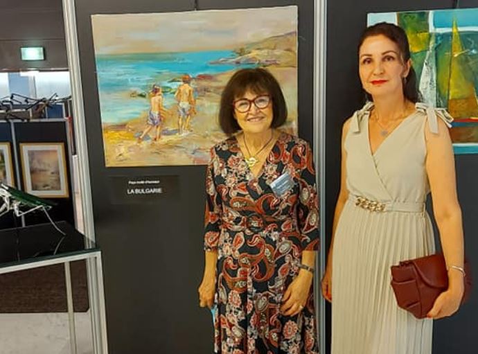 Angelina Nedinwas awarded third place - a bronze medal for painting Vittal France 2021