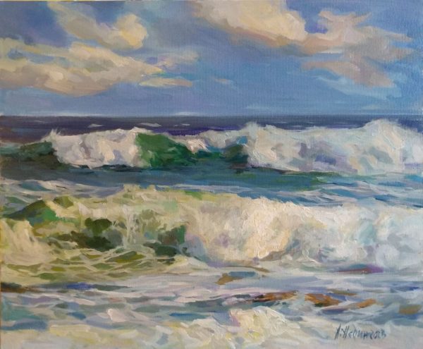 "Seascape" Painting Angelina Nedin 2023